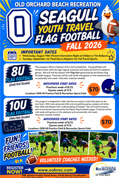 2026 Flag Football Flyer