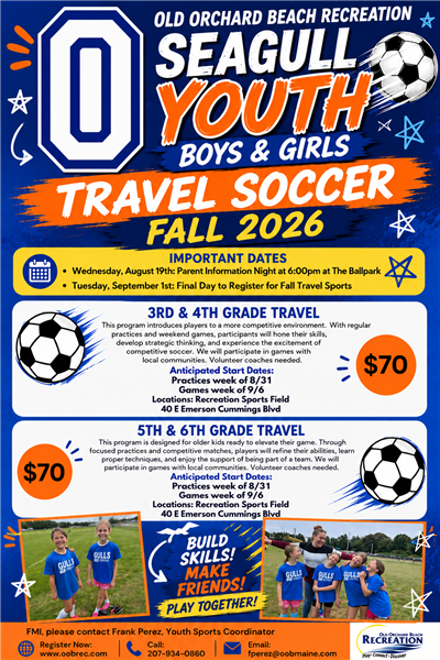 2026 travel soccer flyer